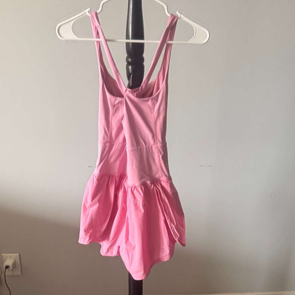 Athletic Bubblegum Pink Romper - Picture 5 of 5